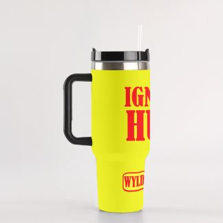 Phoenix Wyldephyre Ignite the Hustle 40 oz Tumbler Yellow